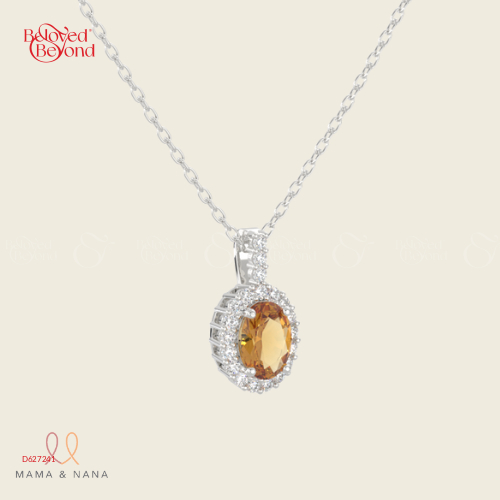 Dây Chuyền Đá Quý Citrine Vàng - belovedbeyond.com