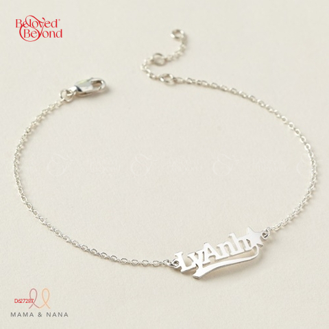 Lắc Tay Khắc Tên Cho Bé Gái Hình Thù Ngộ Nghĩnh - belovedbeyond.com