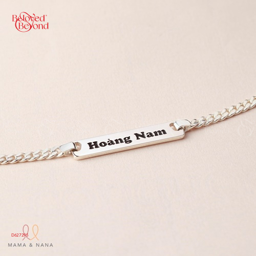 Dây Chuyền Bạc Khắc Tên Cho Bé Trai Size S - belovedbeyond.com