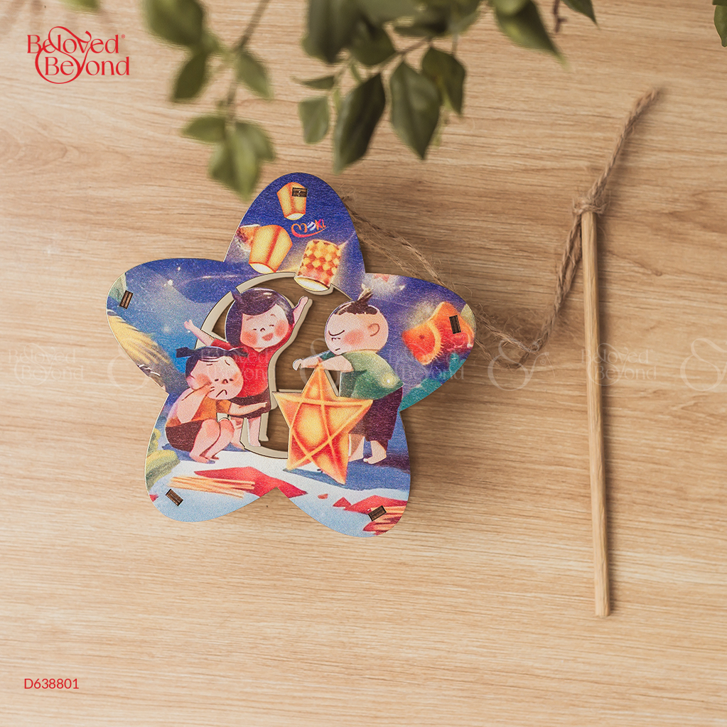 Lồng Đèn Gỗ Tô Màu Trung Thu - belovedbeyond.com
