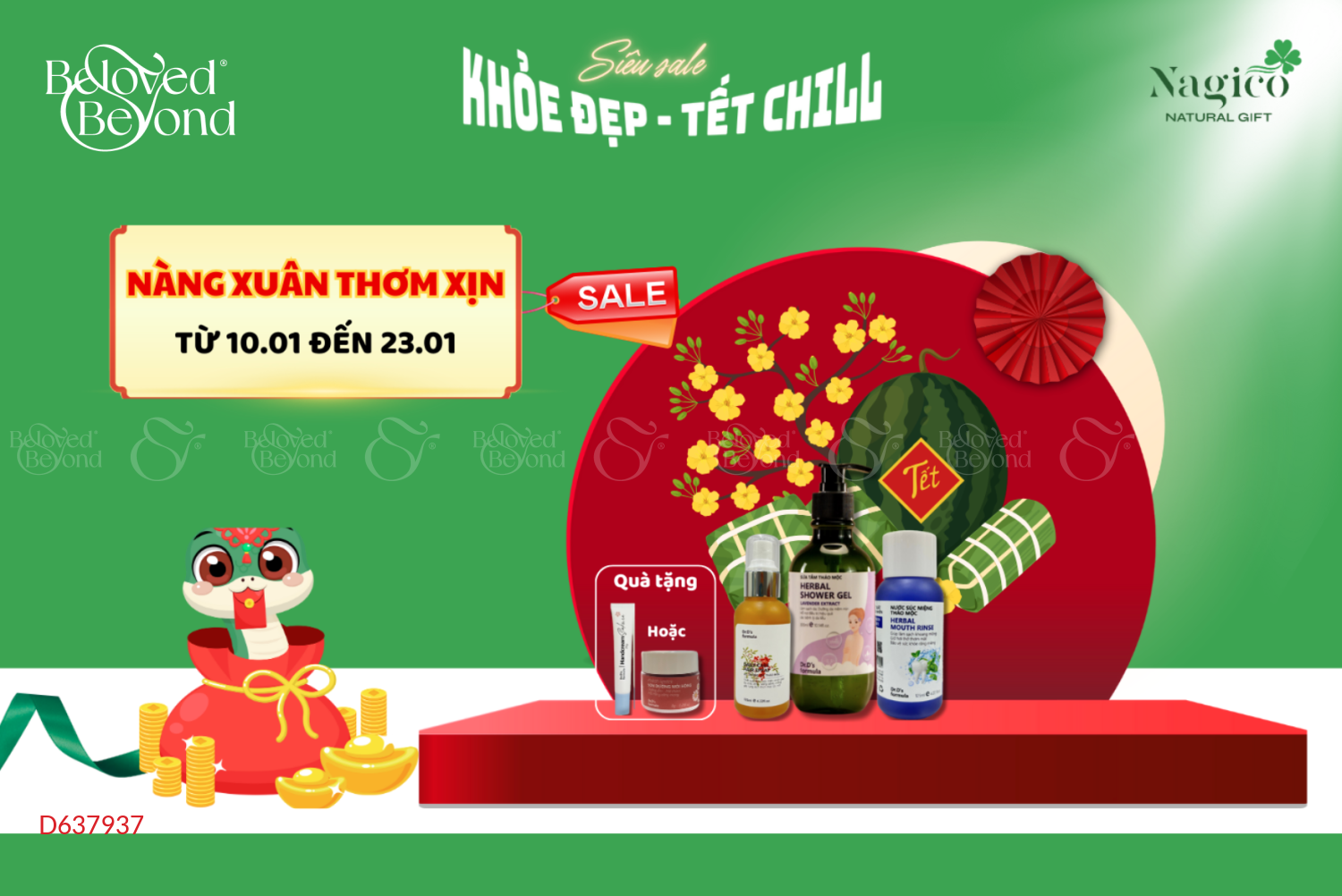 Nagi - Combo Tết 5 - Nàng Xuân Thơm Xịn - belovedbeyond.com