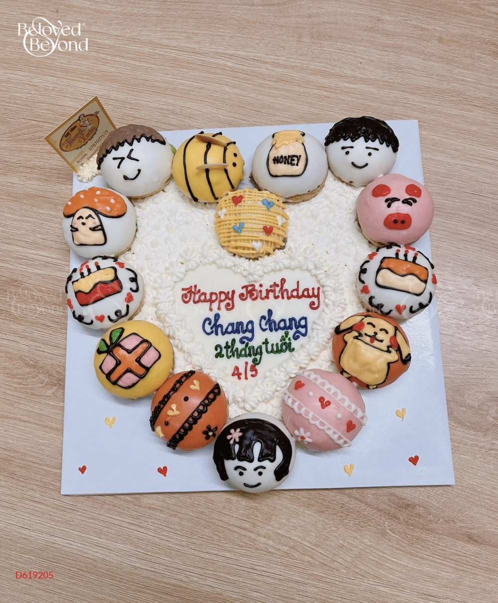 Bánh sinh nhật hình con heo dễ thương SN059  Tiệm Bánh Choco