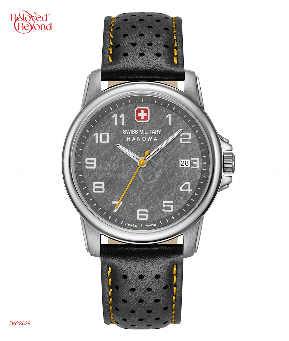 Swiss Military Hanowa Đồng Hồ Dây Da Swiss Rock - belovedbeyond.com