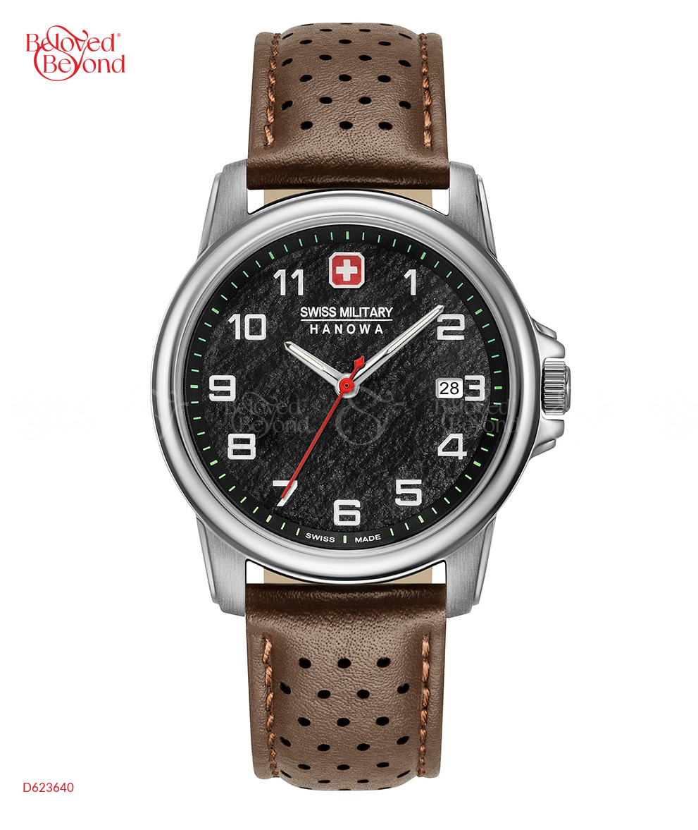 Swiss Military Hanowa Đồng Hồ Dây Da Swiss Rock - belovedbeyond.com