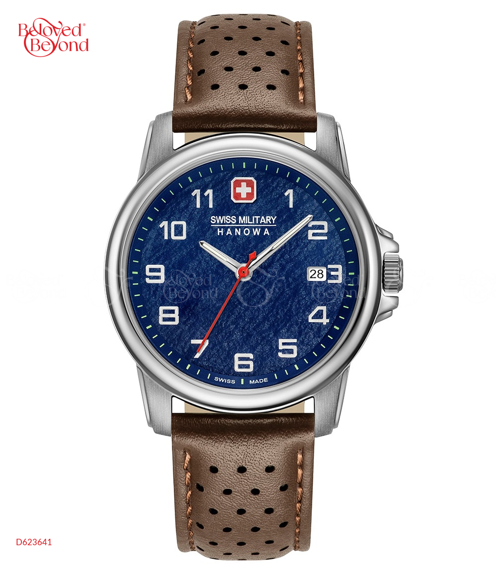 Swiss Military Hanowa Đồng Hồ Dây Da Swiss Rock - belovedbeyond.com
