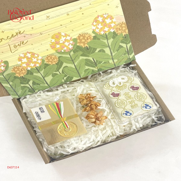 Set Quà Túi Phước + Đồng 5 Yên - belovedbeyond.com