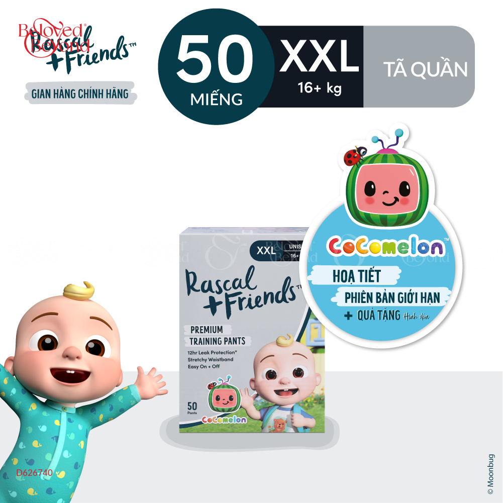 Tã Quần Cocomelon Rascal+Friends Size Xxl (+16Kg) - belovedbeyond.com