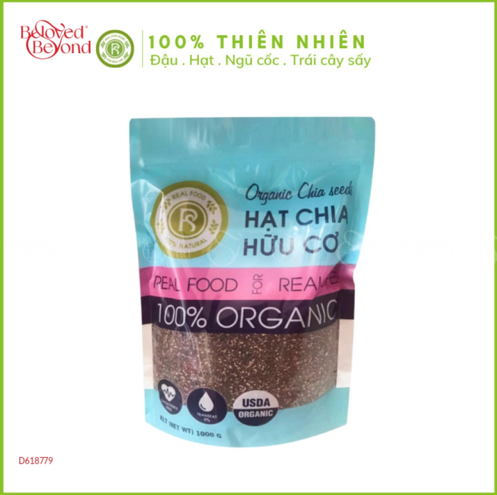 Hạt Chia Hữu Cơ Real Food-Quà Tặng Sức Khỏe - belovedbeyond.com