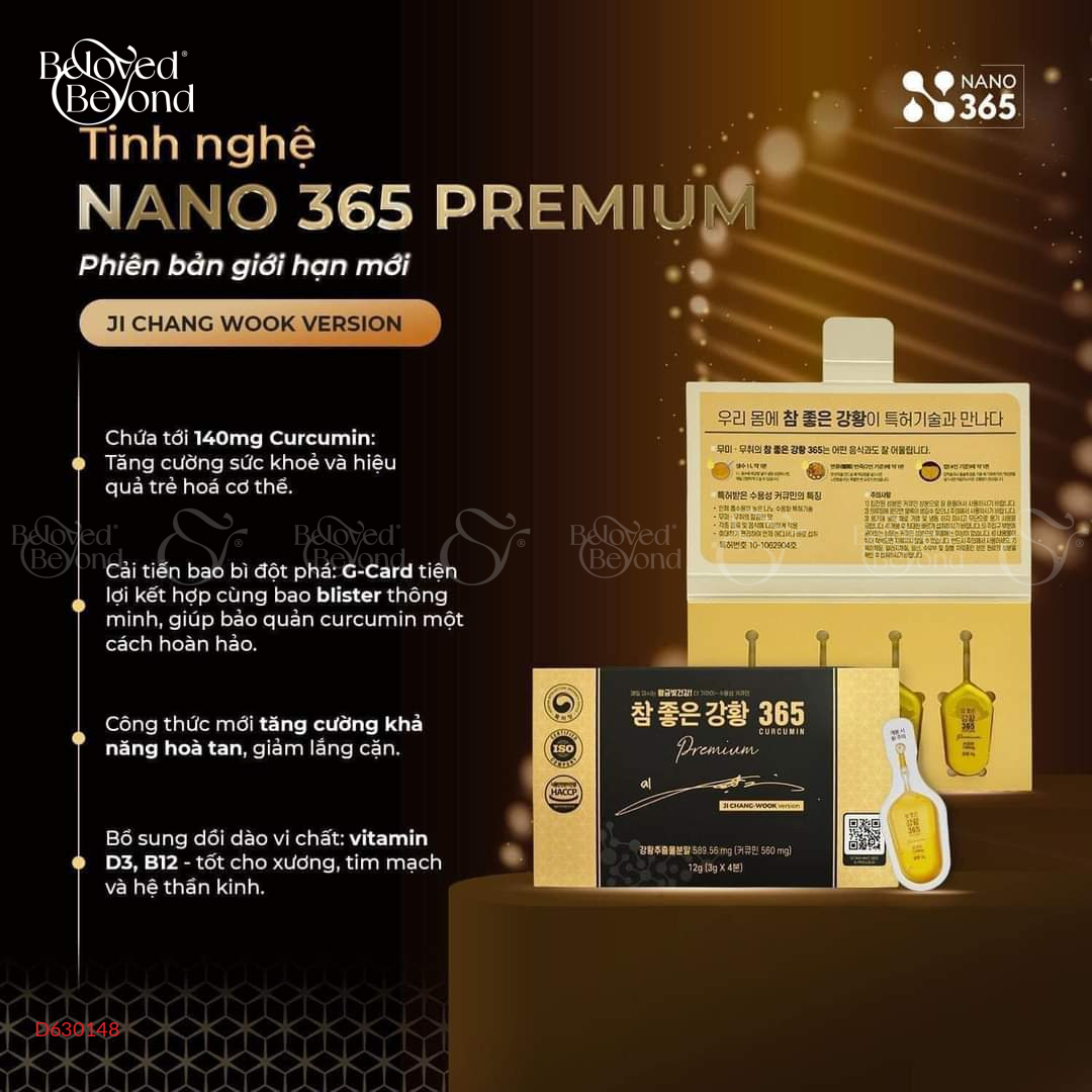 Tinh Nghệ Nano 365 Premium-Phiên Bản Ji Chang Wook - belovedbeyond.com