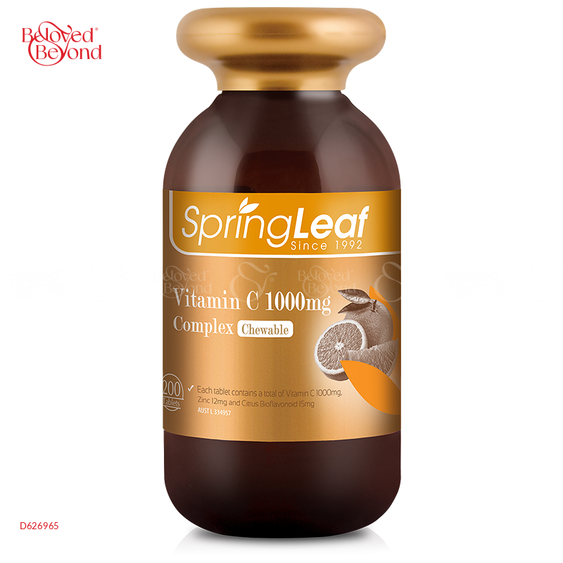 Viên Nhai Vitamin C 1000Mg Springleaf - belovedbeyond.com
