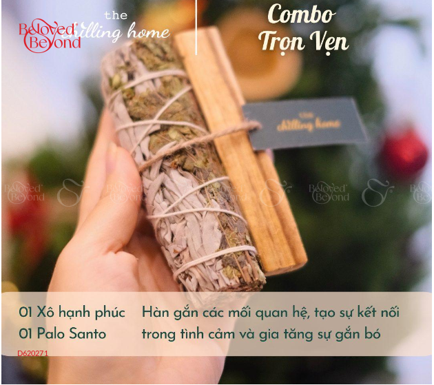 Combo Trọn Vẹn (Xô Hạnh Phúc & Gỗ Trắc Xanh) - belovedbeyond.com