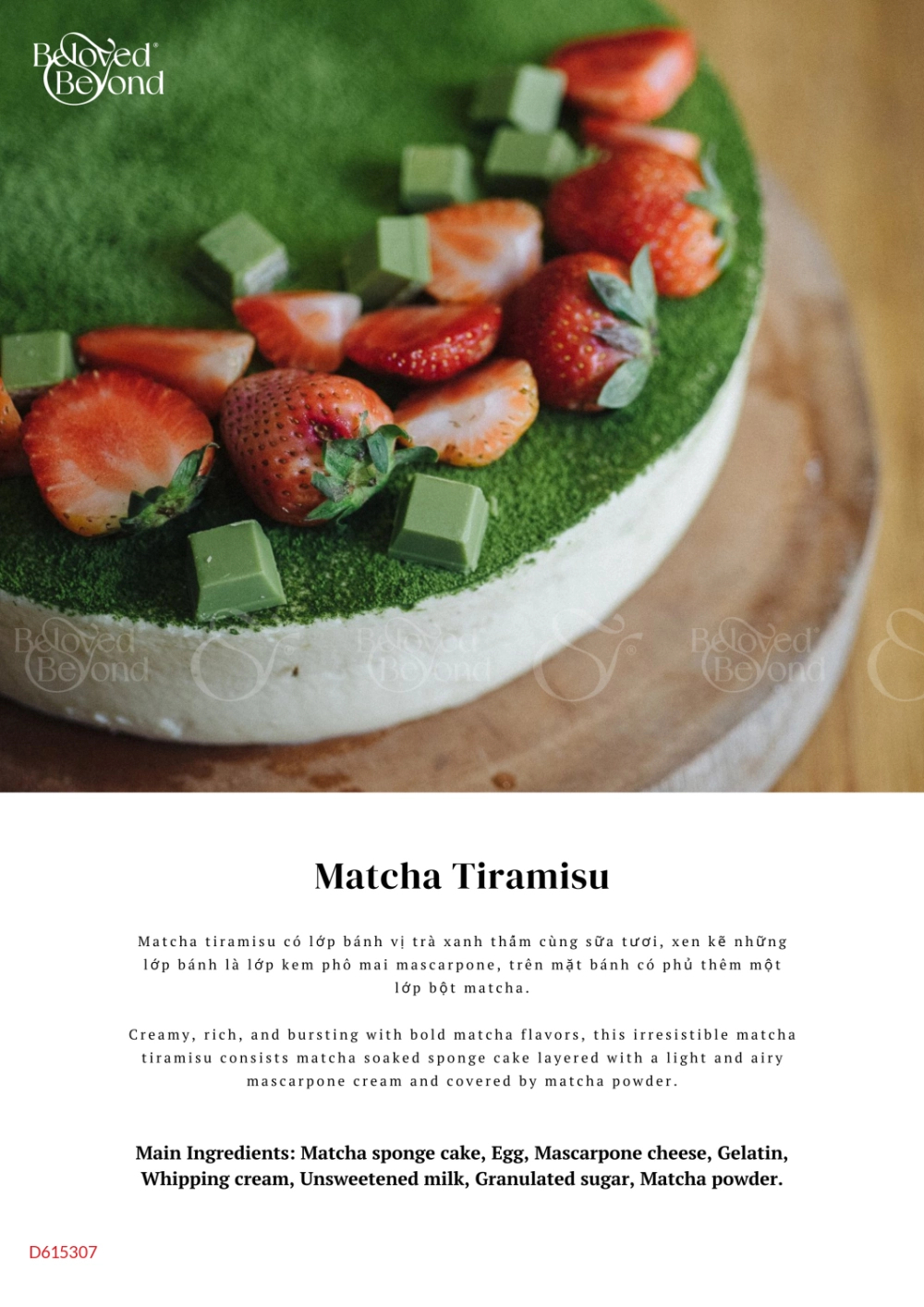 Matcha Tiramisu - belovedbeyond.com