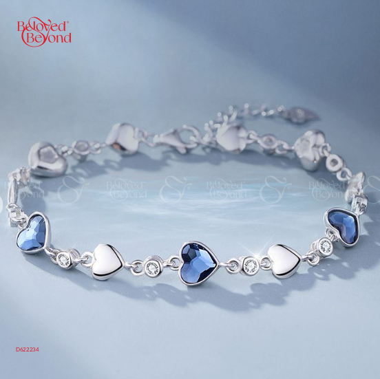 Lắc Tay Bạc Nữ Đính Đá Cz Heart Of The Sea_427425 - belovedbeyond.com
