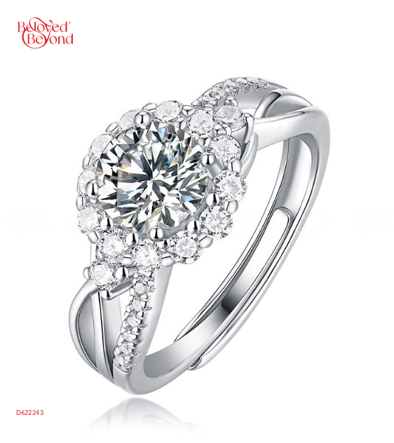 Nhẫn Bạc Đính Kim Cương Moissanite Elfleda_564974 - belovedbeyond.com