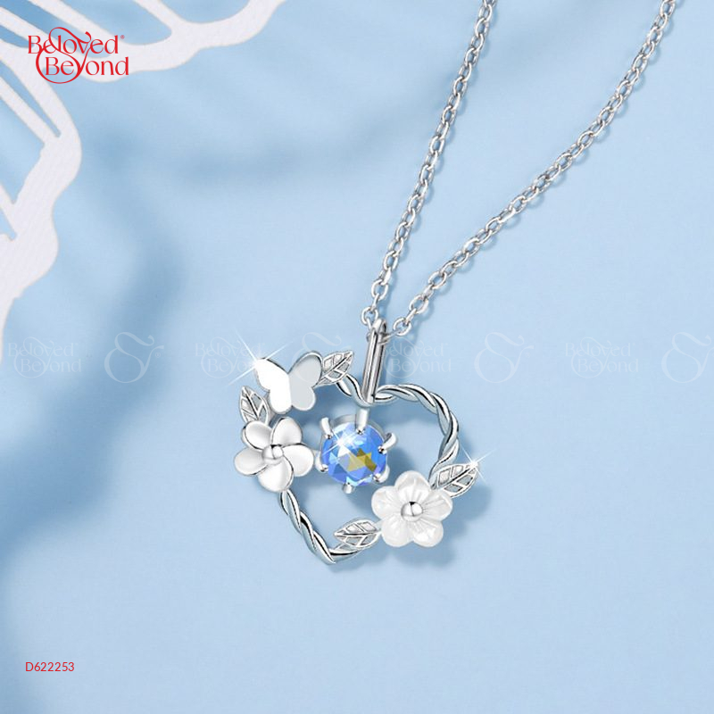 Dây Chuyền Bạc Đính Pha Lê Aurora Trái Tim_866671 - belovedbeyond.com