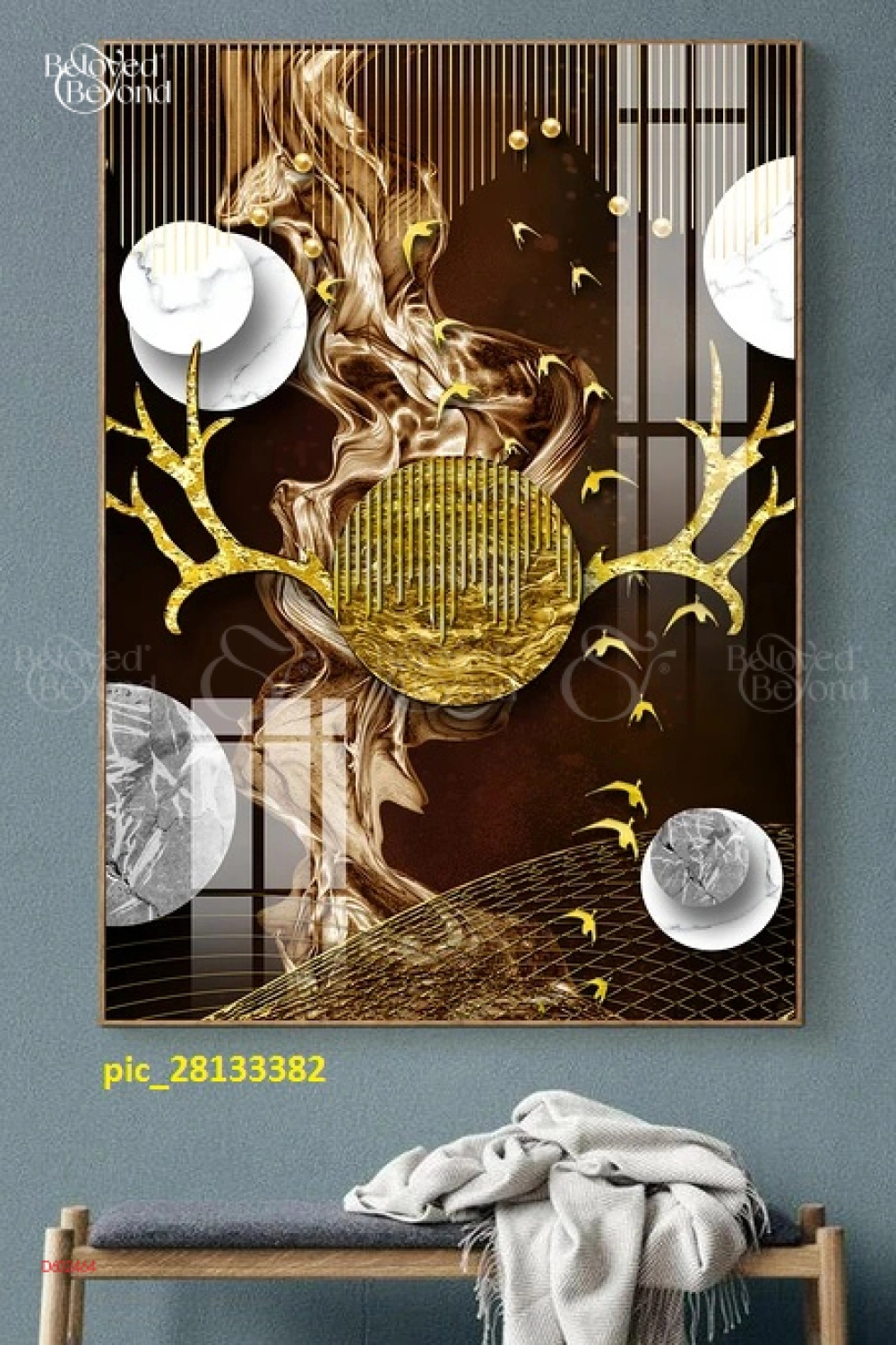 Tranh Tráng Gương Trừu Tượng Đẹp Pic_28133382 - belovedbeyond.com