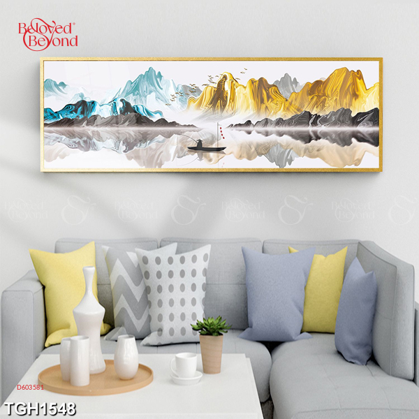 Tranh Núi Và Sông Tgh1548 - belovedbeyond.com