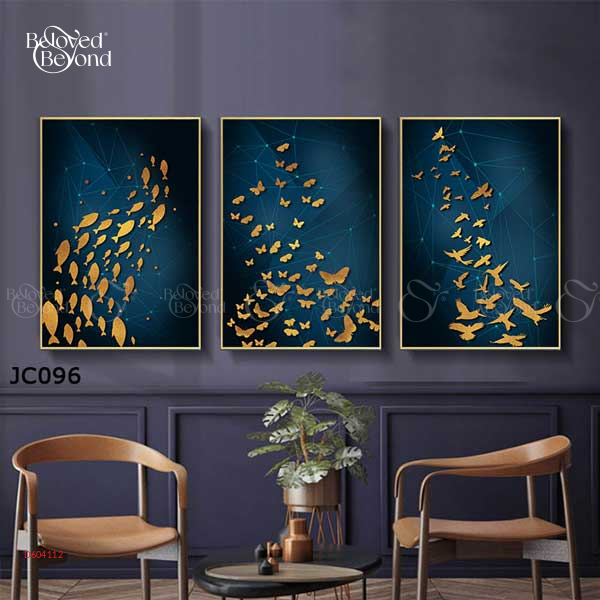 Tranh Chim Bướm Cá Jc096 - belovedbeyond.com