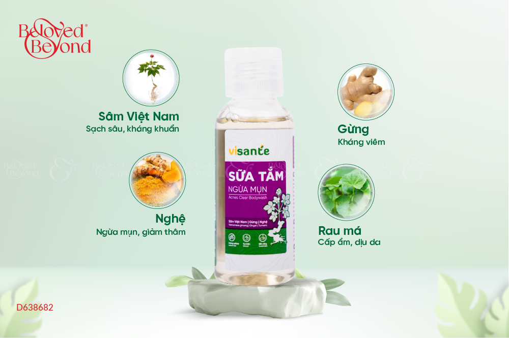 Sữa Tắm Ngừa Mụn - 50 Ml - belovedbeyond.com