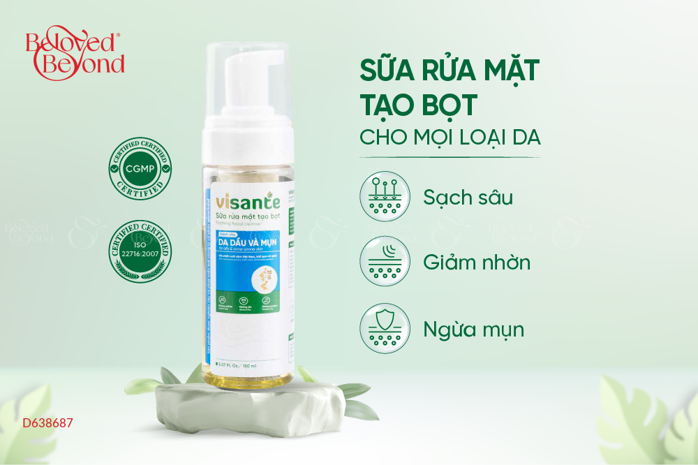 Sữa Rửa Mặt Cho Da Dầu Và Mụn - belovedbeyond.com