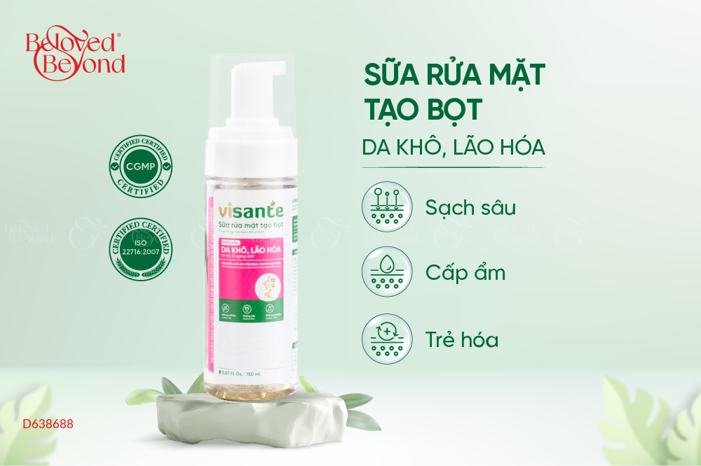 Sữa Rửa Mặt Cho Da Khô, Lão Hoá - belovedbeyond.com