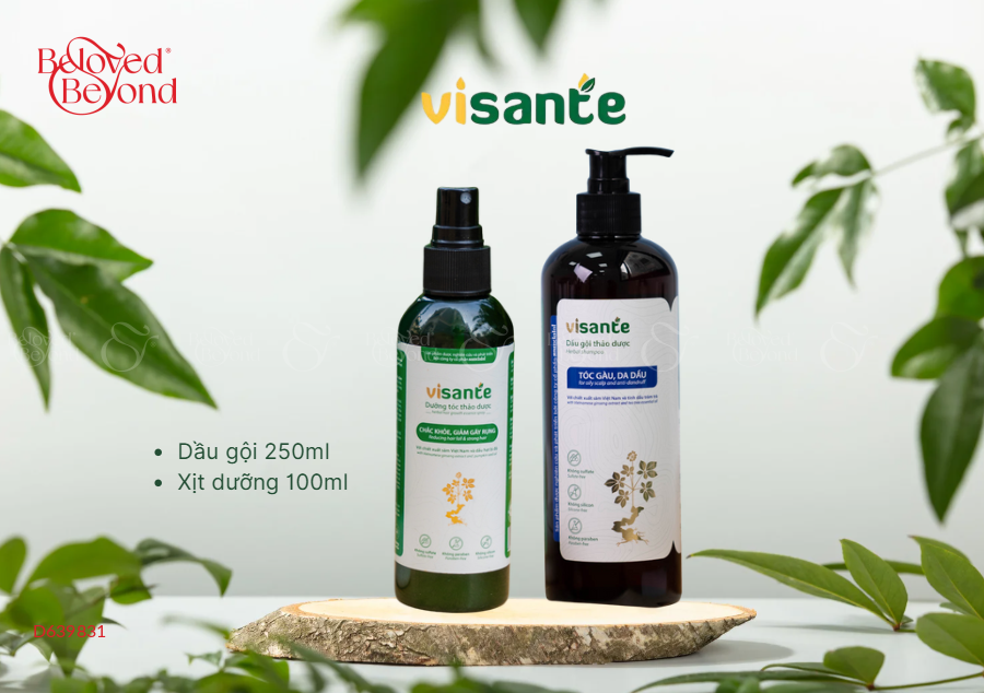 Combo 10: Dầu Gội + Xịt Dưỡng Tóc Visante - belovedbeyond.com