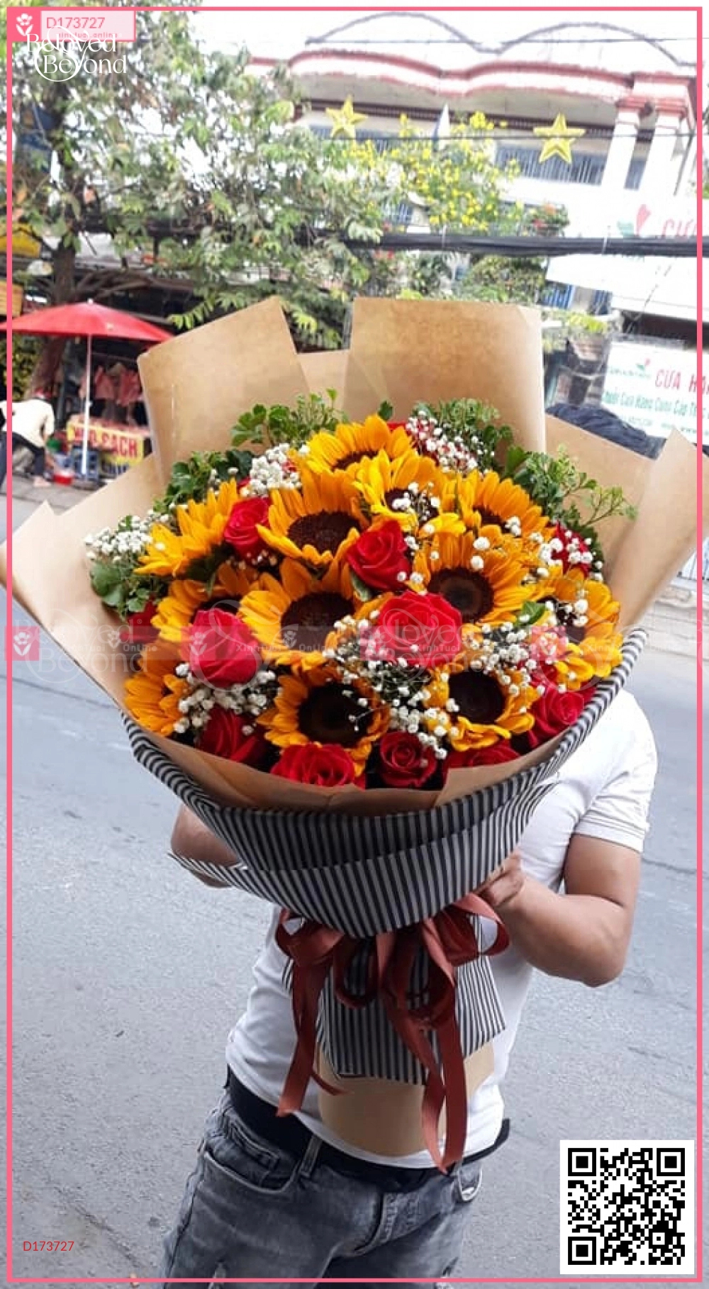 Hướng Dương, Hồng , Hoa Baby - belovedbeyond.com