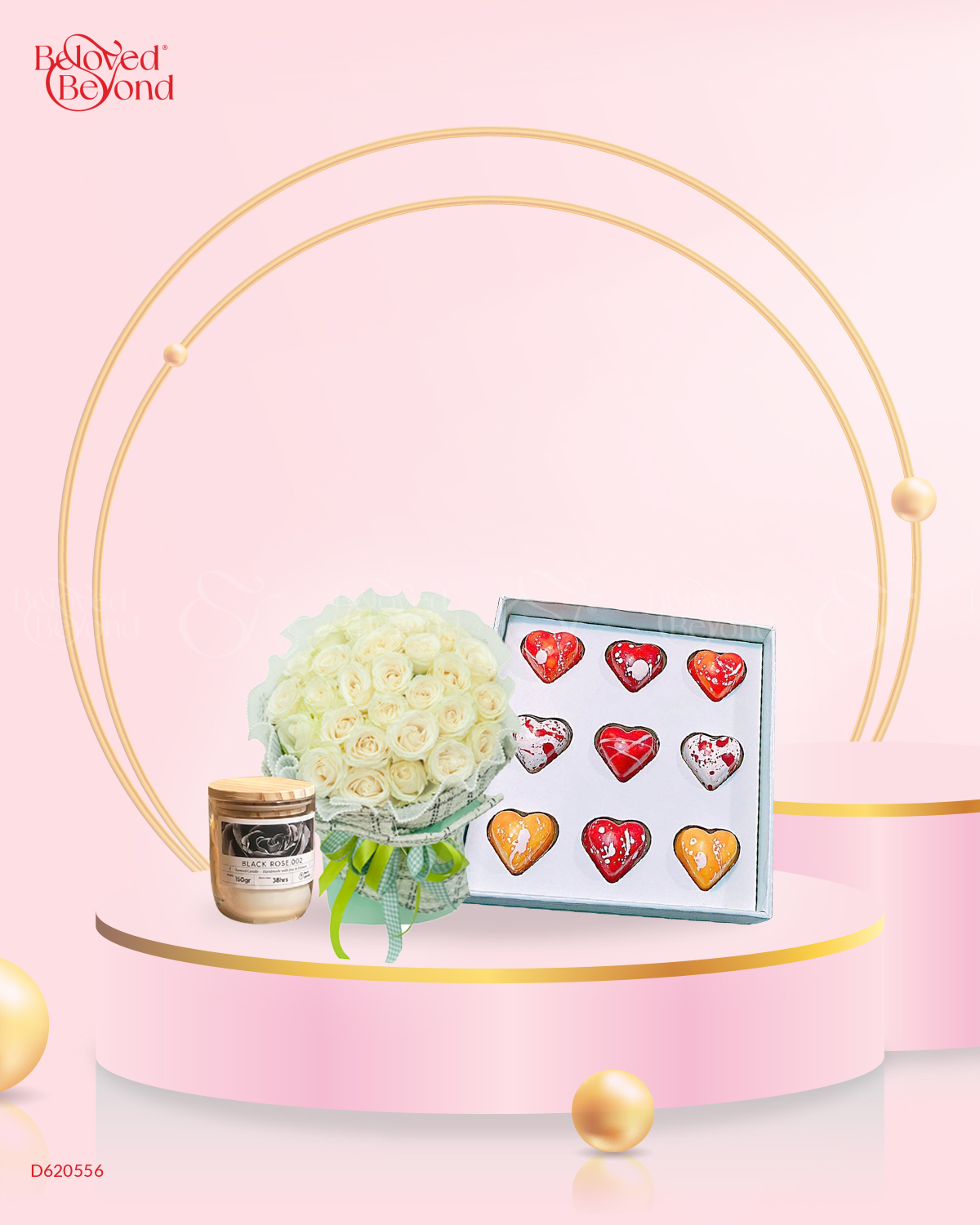 Forever 19 - Combo Hoa Socola Nến - belovedbeyond.com