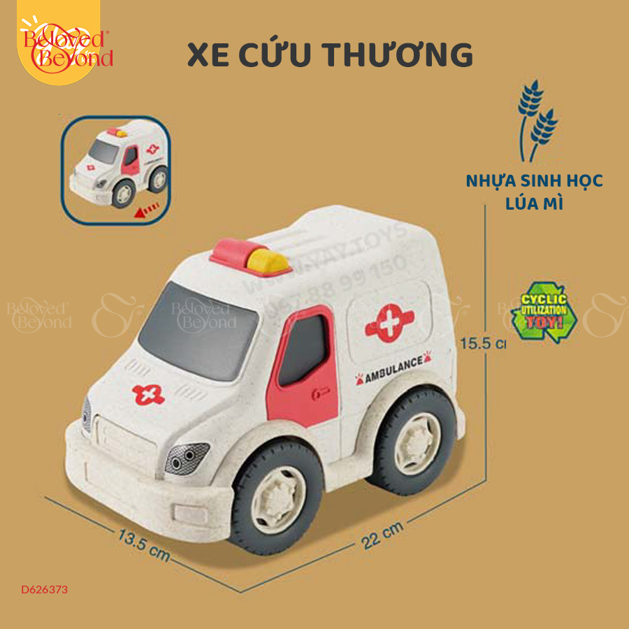Xe Cứu Thương Nhựa Lúa Mì - belovedbeyond.com